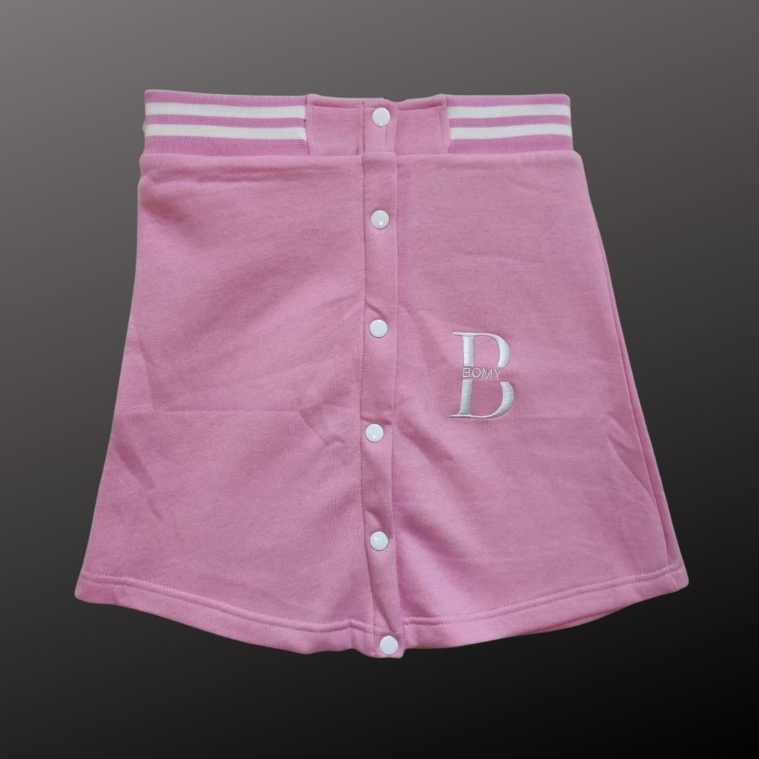 Bomy baseball Jacket & Skirt PINK for womens